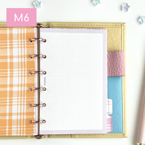 4mmドット方眼リフィル(ミニ6サイズ)