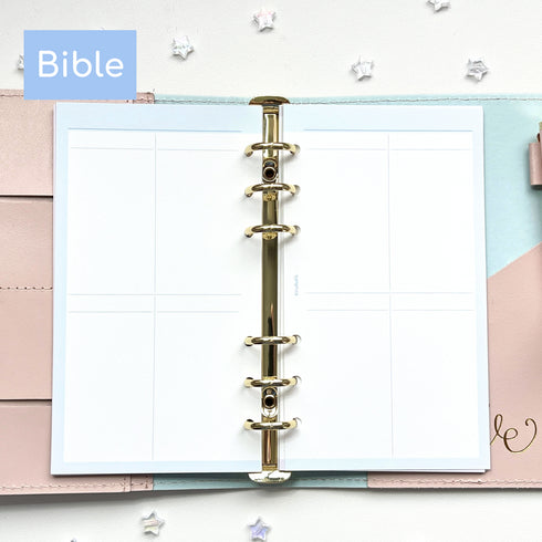 週間8マスリフィル(バイブルサイズ)